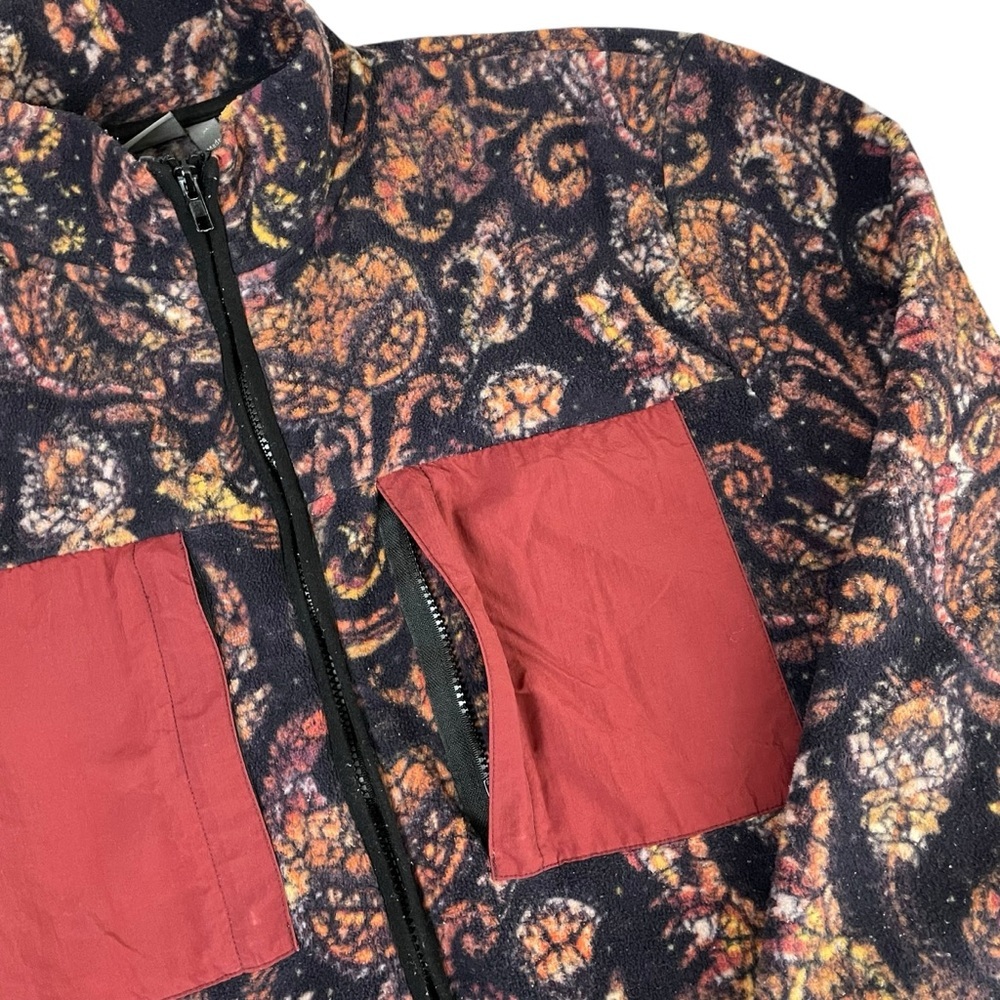 ASOS Paisley Print Fleece Full Zip Jacket XL‎ - Picture 5 of 11